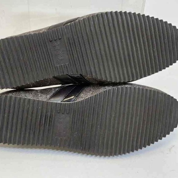 Coach Designer Ny Ivy Sig Peb Women's Brown Casual Sneakers - Size 7.5B - Picture 5 of 7